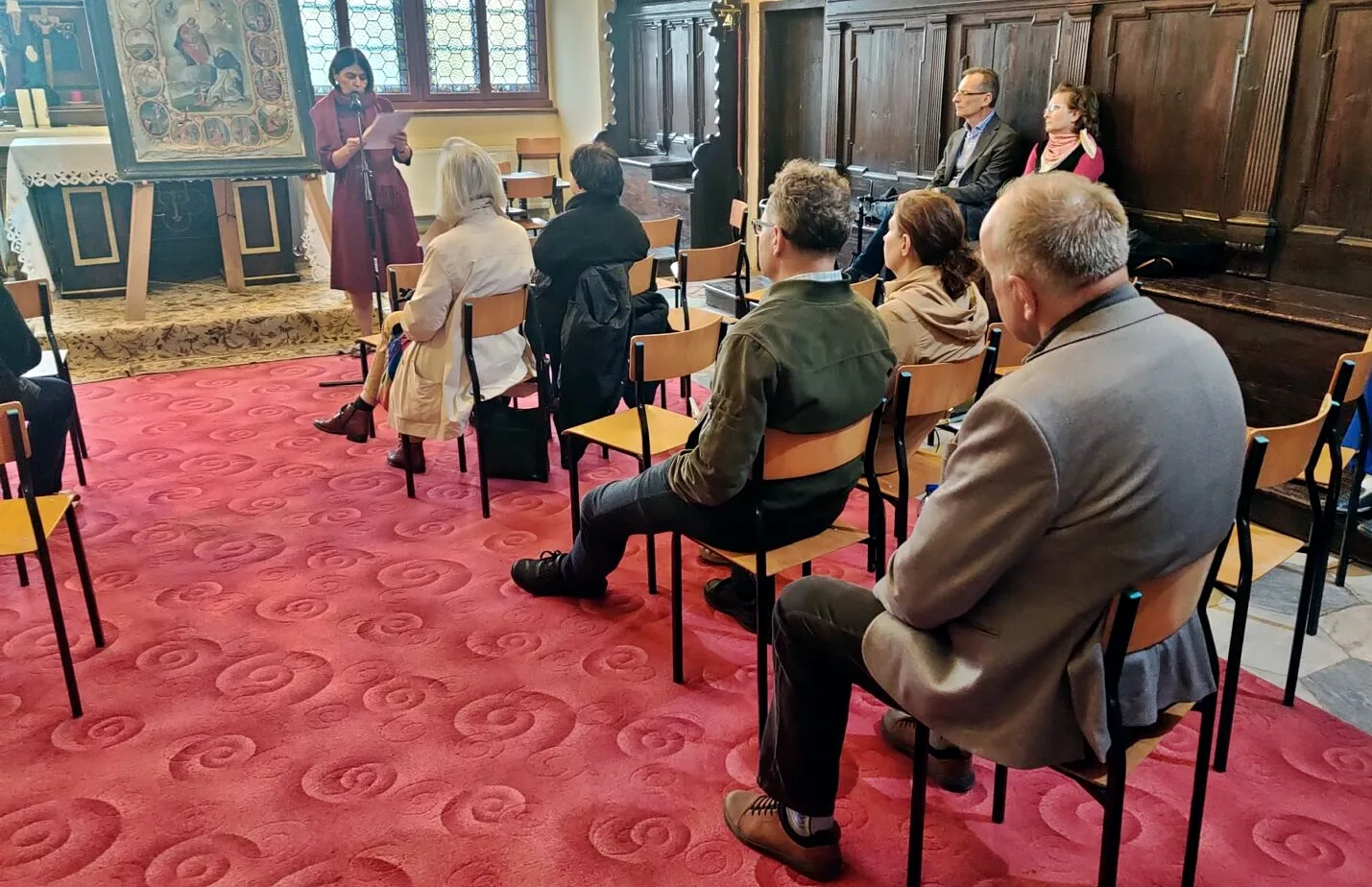 Urszula Pohl zaprosiła uczestników do refleksji nad istotą medytacji chrześcijańskiej, odróżniając ją od medytacji rozumianej jako trening umysłu.