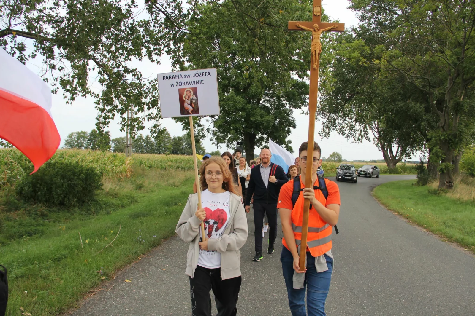 Wśród pielgrzymów nie zabrakło młodych