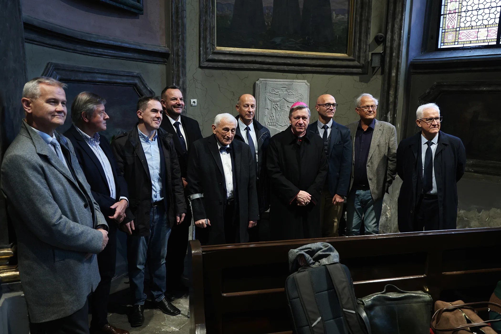 Spotkanie w Kaplicy Chirurgów, która jest też kaplicą adoracji.